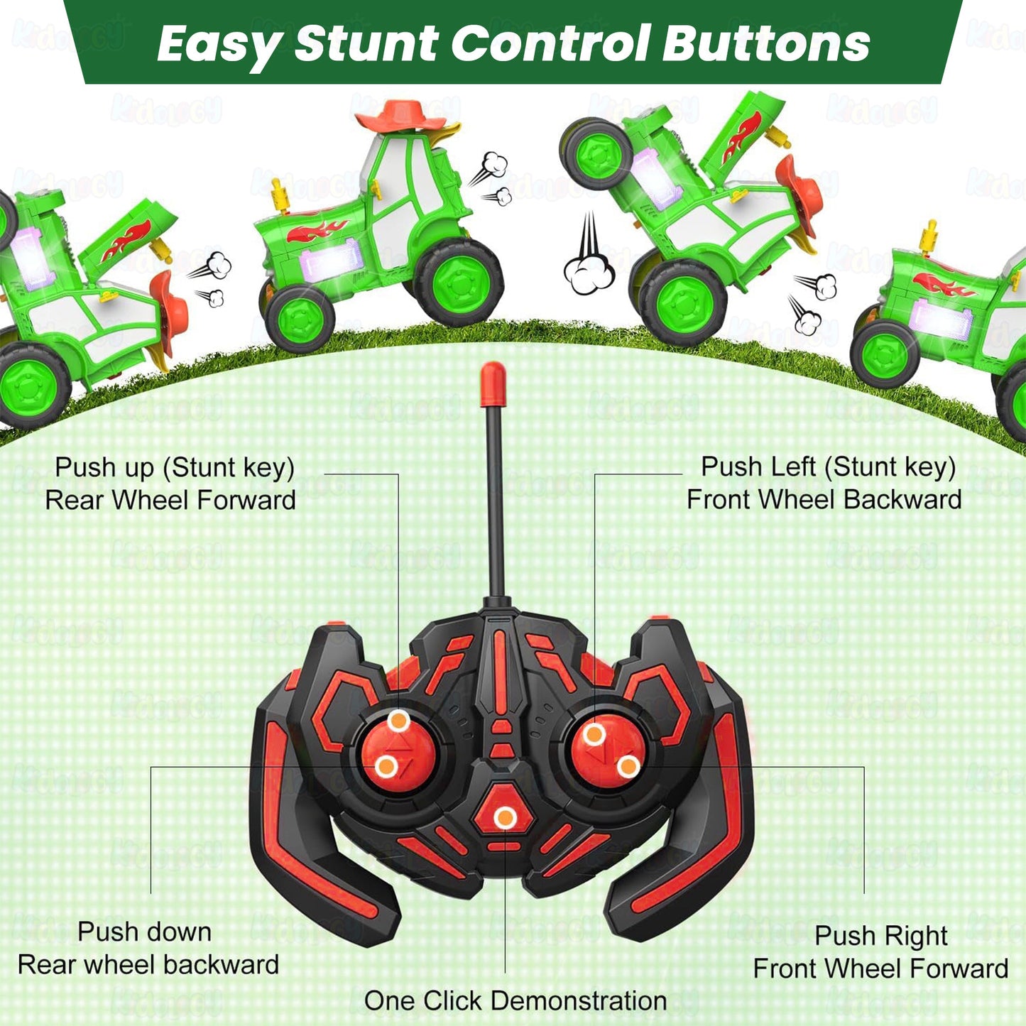 Crazy Jumping Tractor Toy