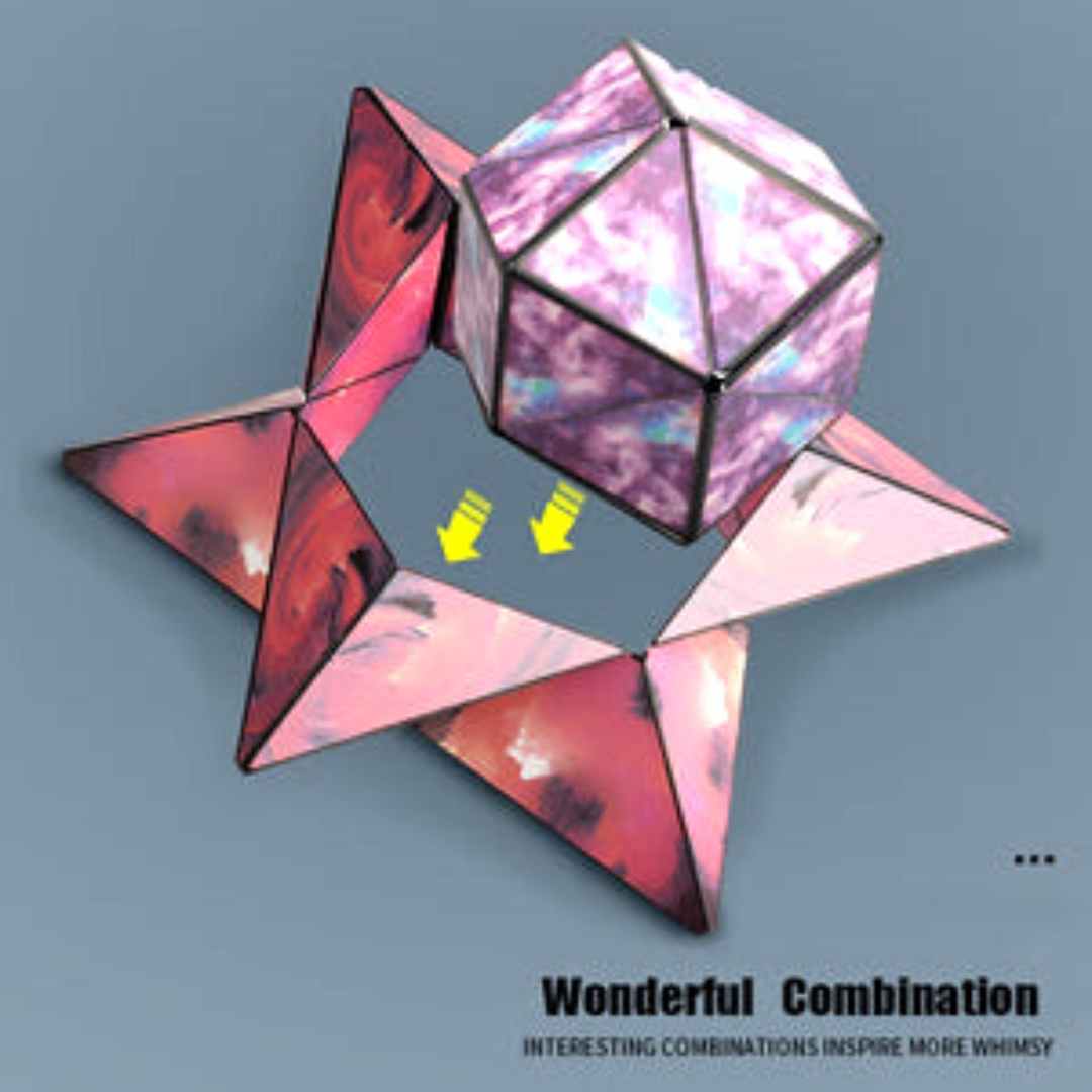 3D Magnetic Shape Shifting Cube
