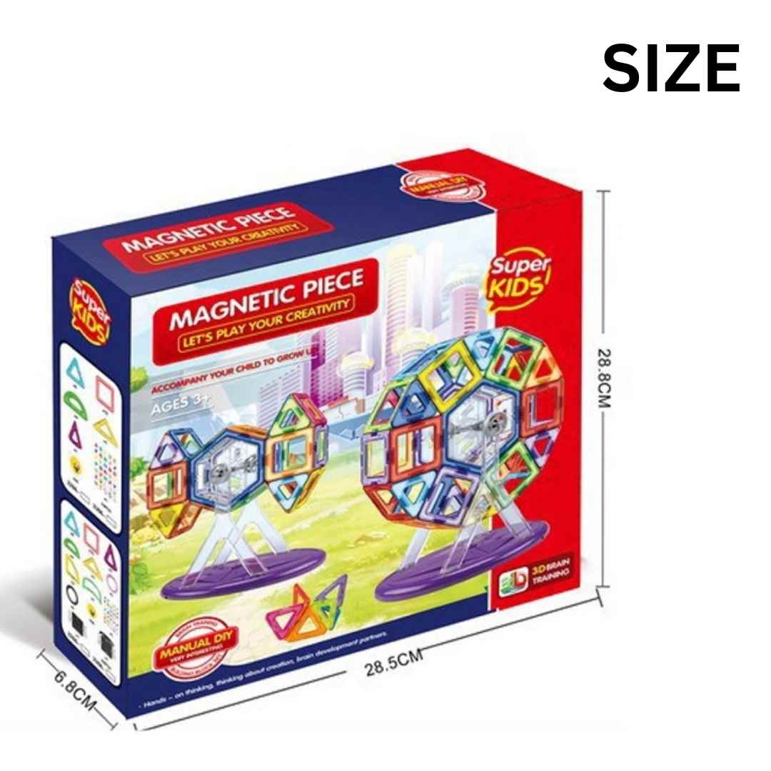 Magnetic Chip Building Block Set (73 Pcs)