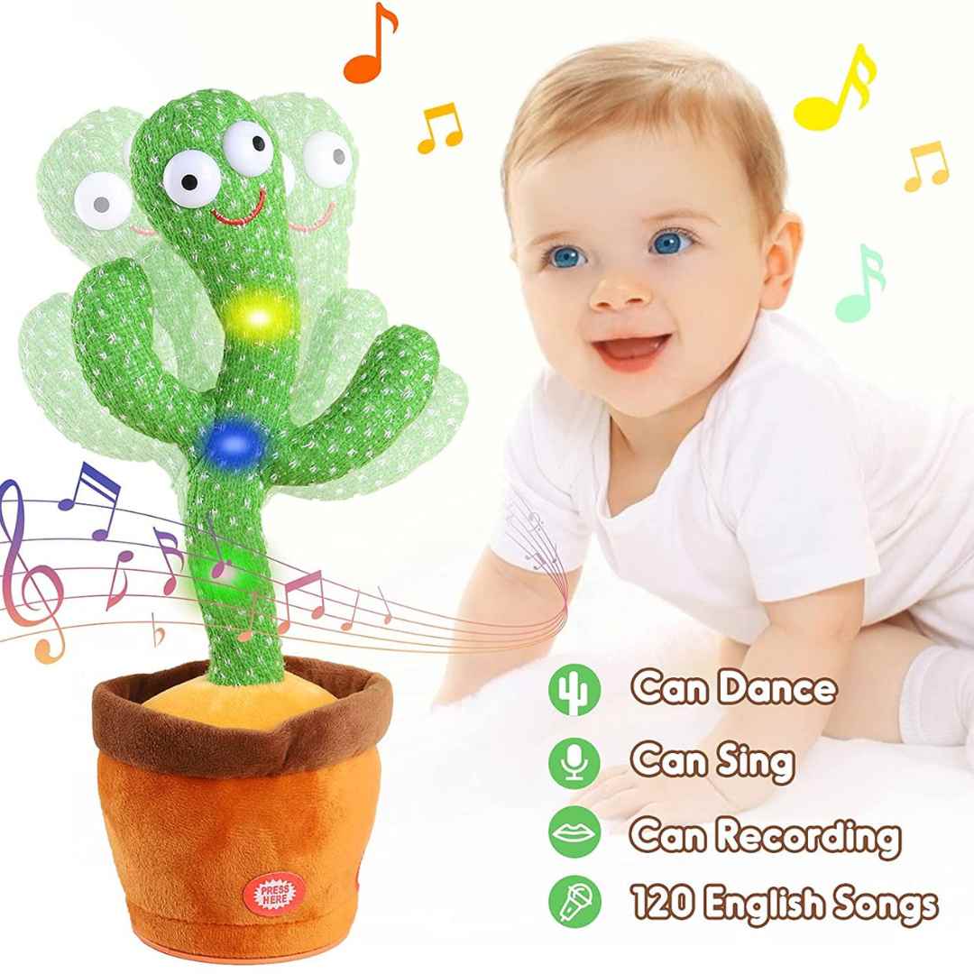 Kids Dancing Talking Cactus Toys for Baby
