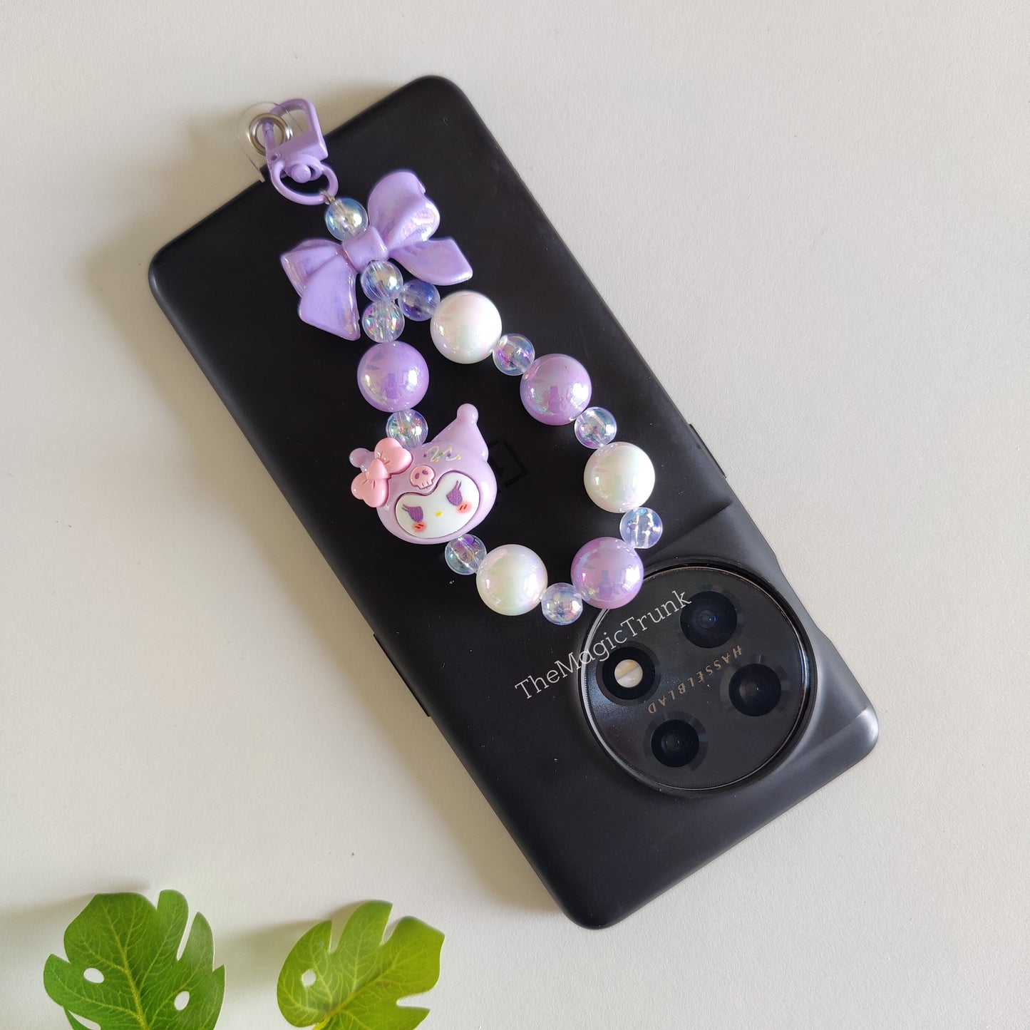 Sanrio Bow Crystal Phone Charm ( 1pc )