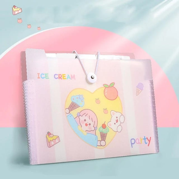 Kawaii File Document Folder A4 ( 1pc )