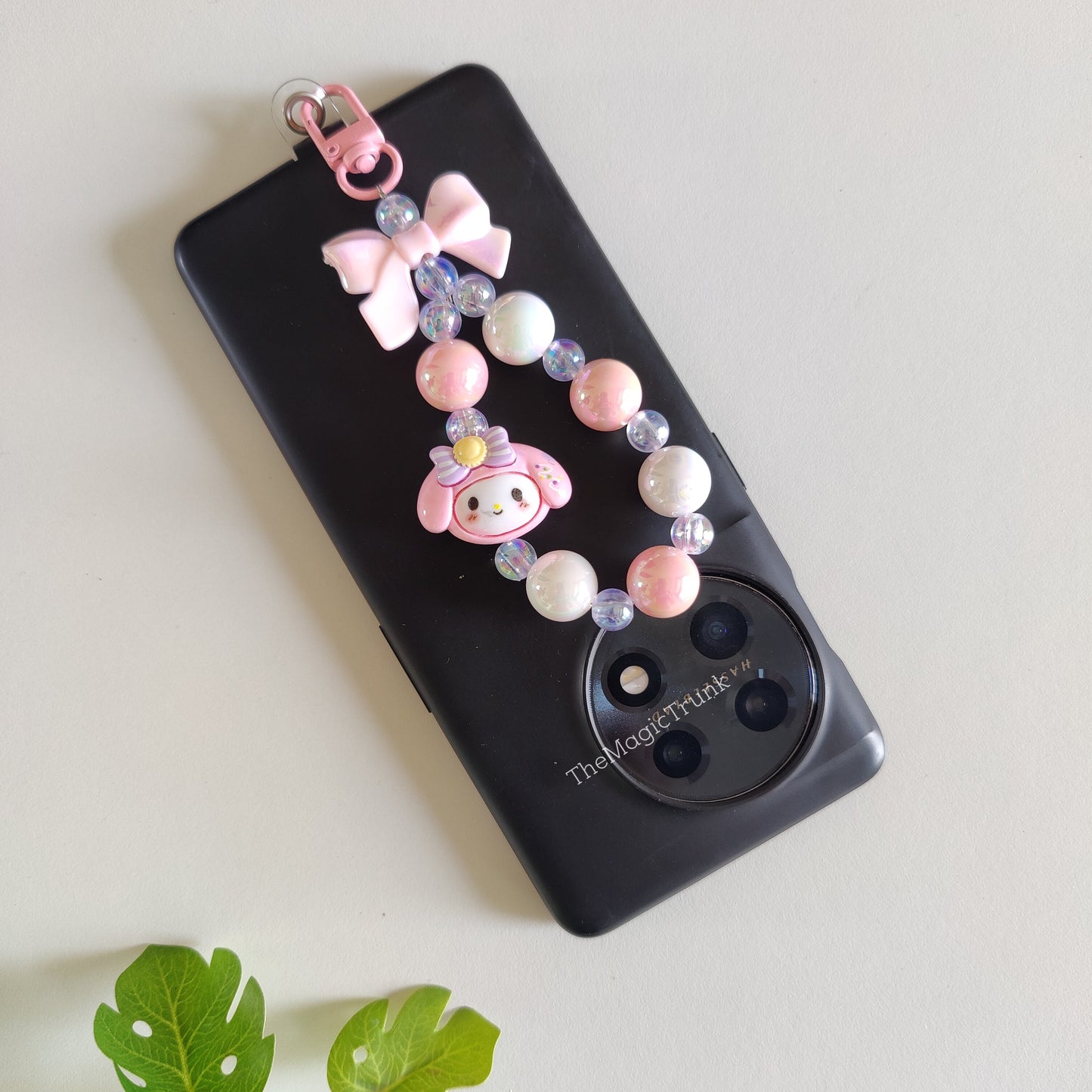 Sanrio Bow Crystal Phone Charm ( 1pc )