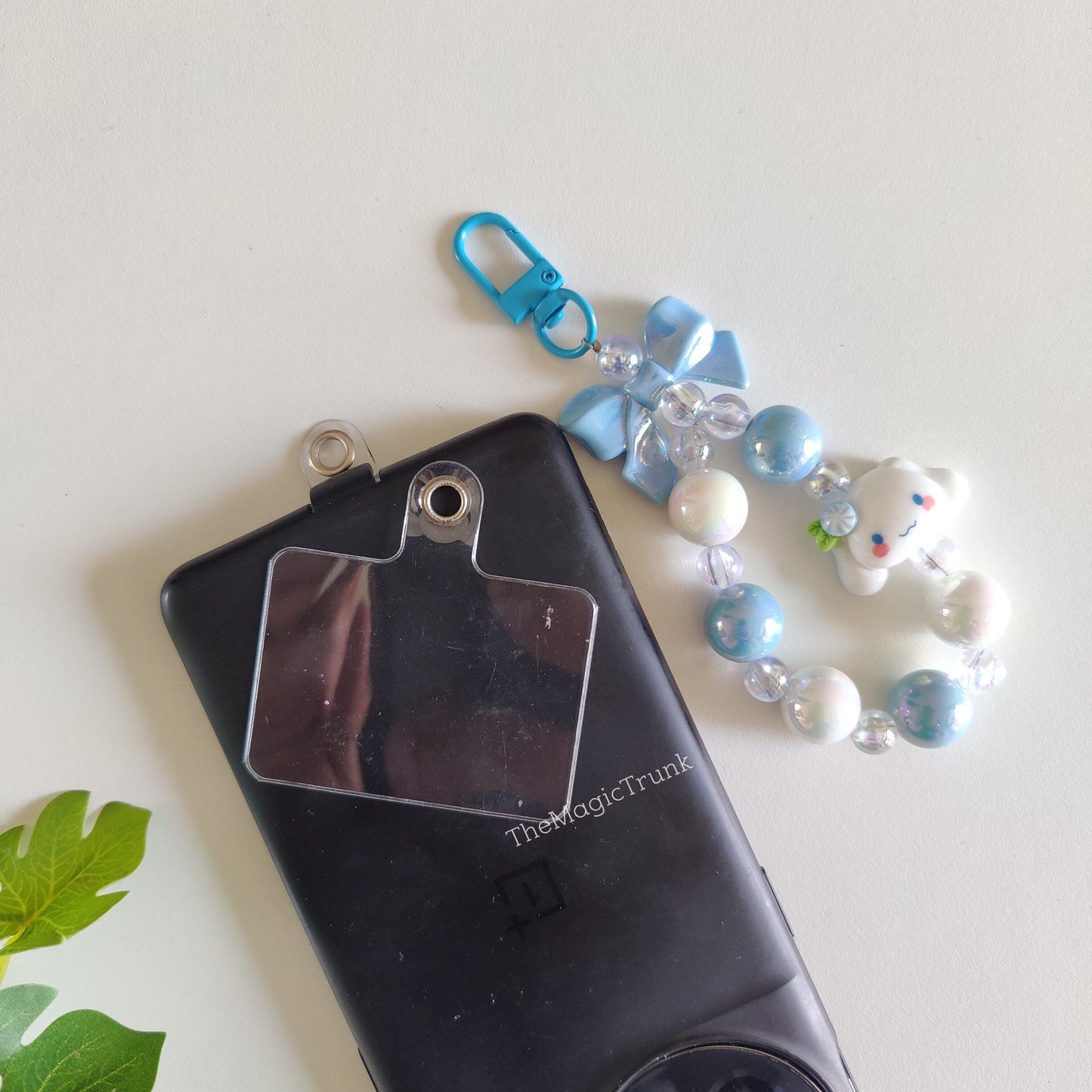 Sanrio Bow Crystal Phone Charm ( 1pc )