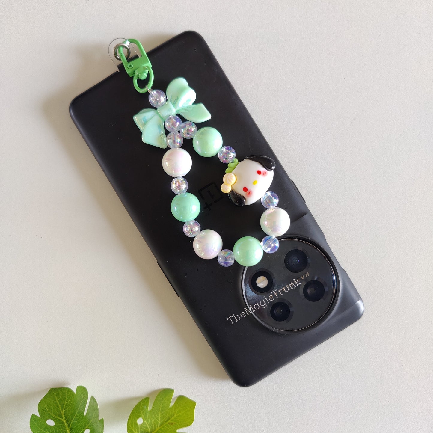 Sanrio Bow Crystal Phone Charm ( 1pc )