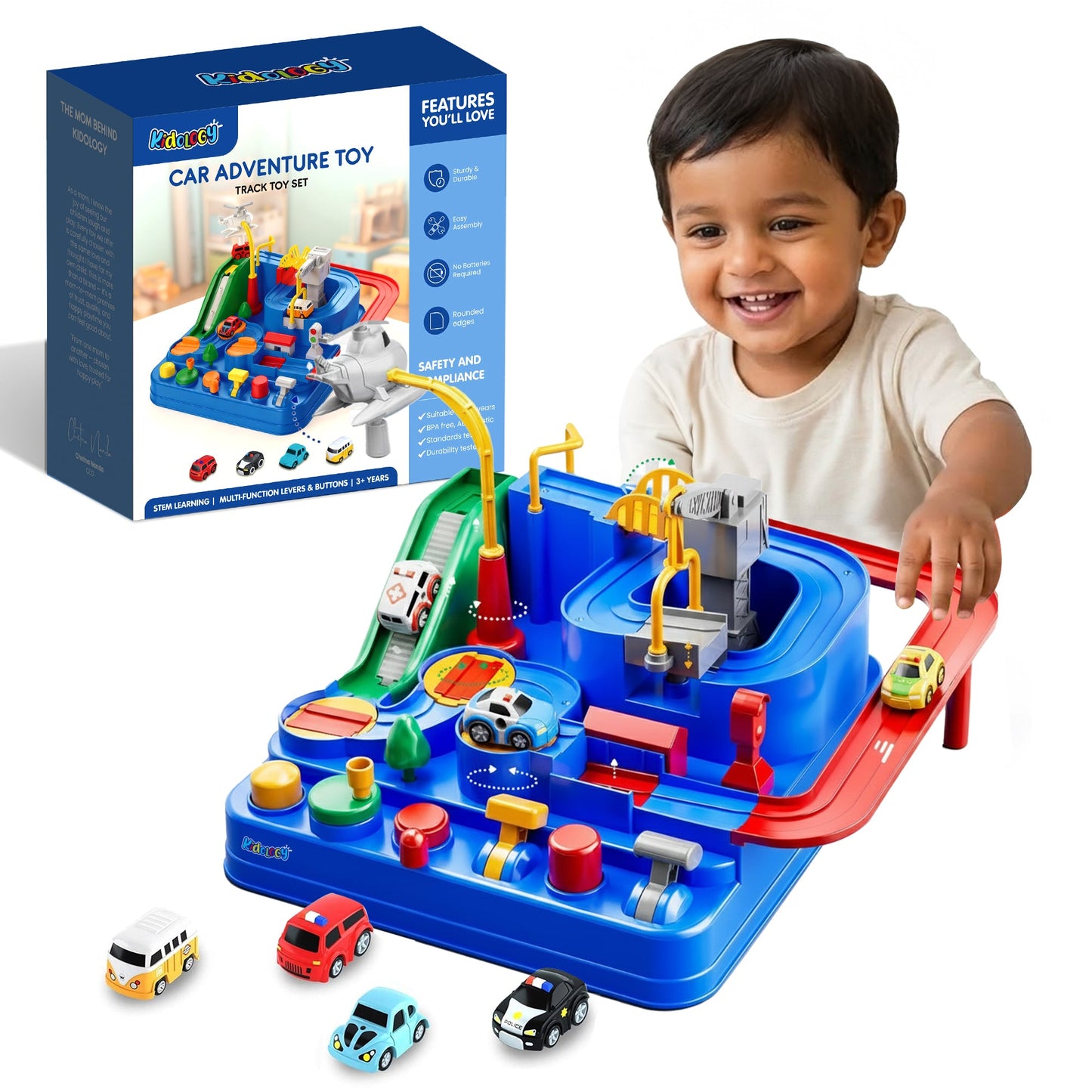 Car Adventure Rescue Track Set Educational Toy