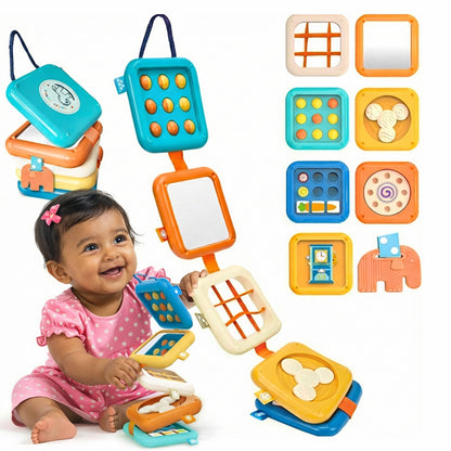 8 in 1 Montessori Travel Activity Cube Toy