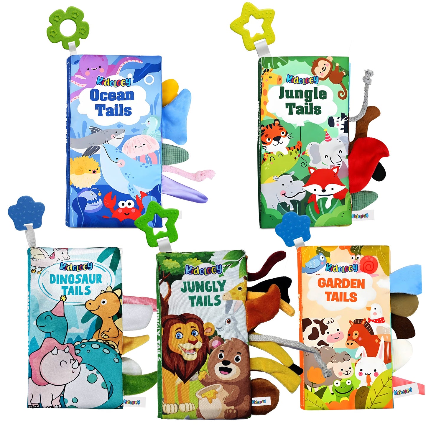 Animal Tail Books for Kids – Set of 5