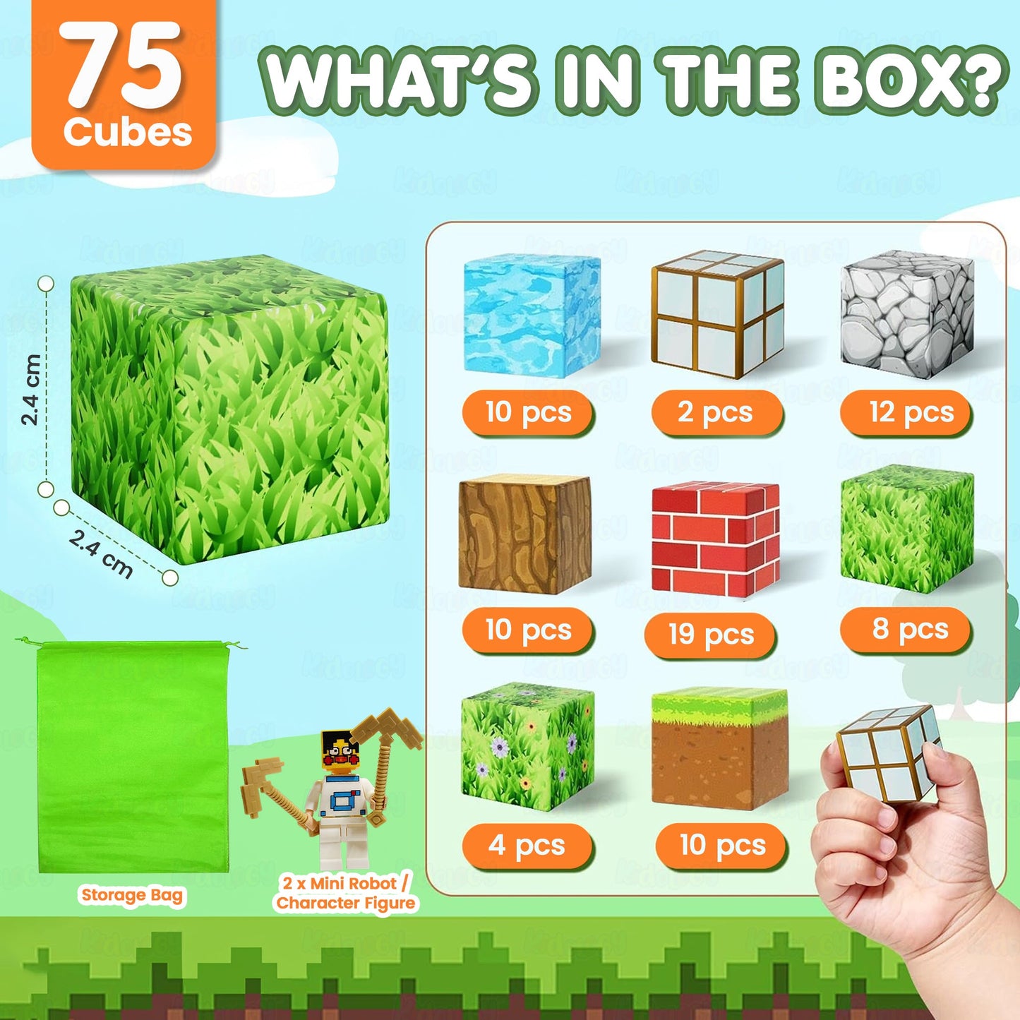 Magnetic Building Blocks – MineCrafter Edition