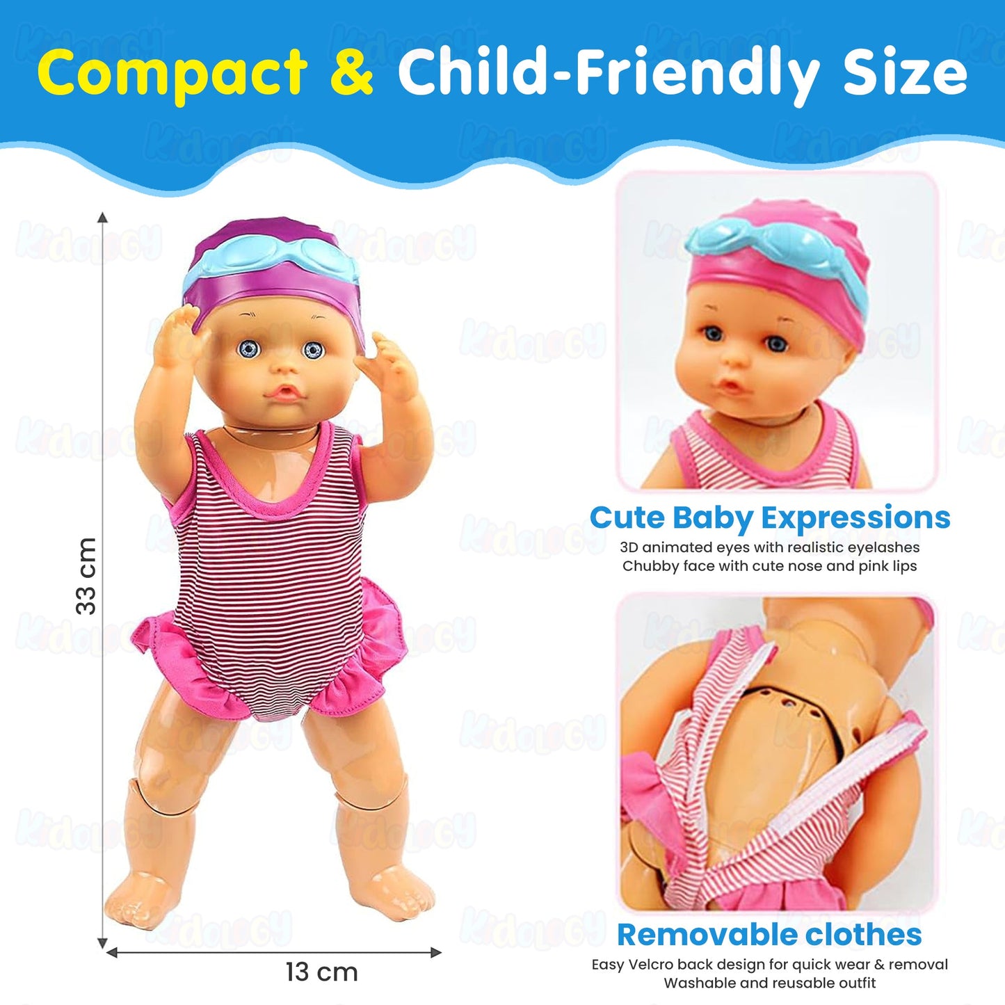 Electric Waterproof Swimming Doll