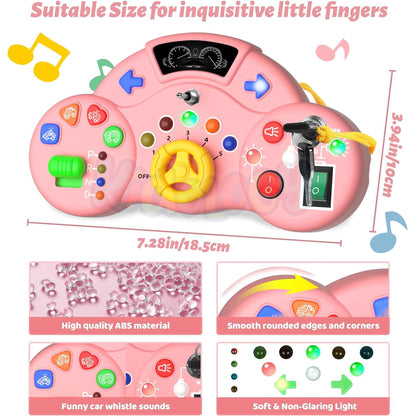 Montessori Busy Board Switch LED Light Game
