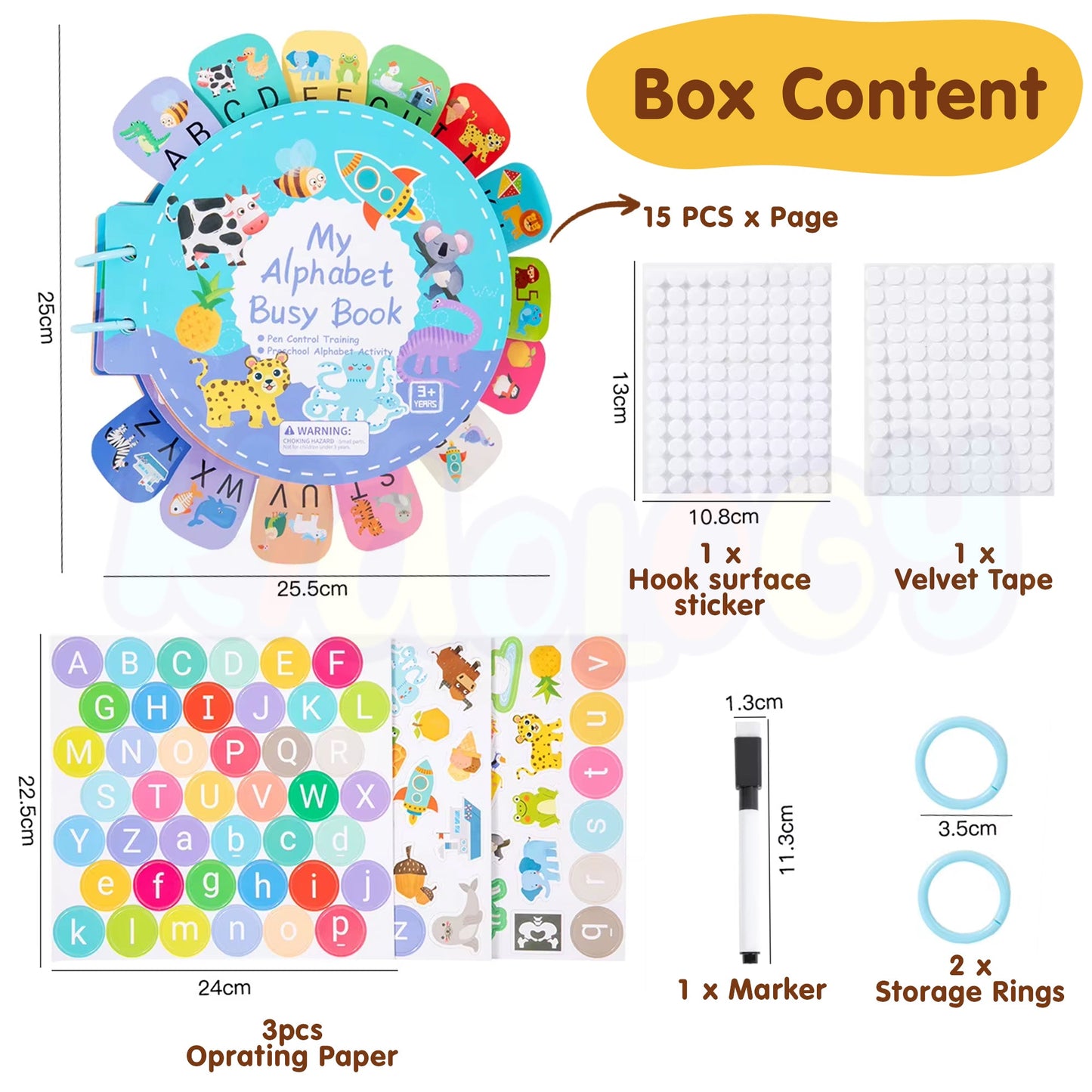 Alphabet Busy Book for Kids