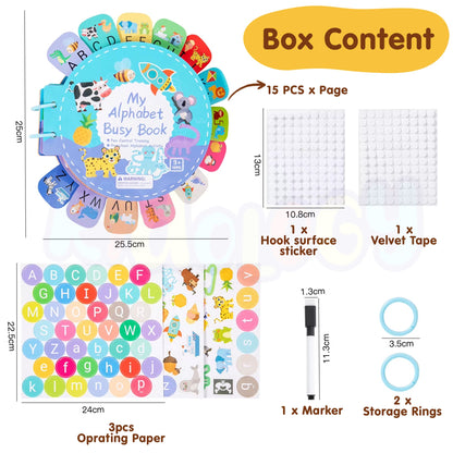 Alphabet Busy Book for Kids