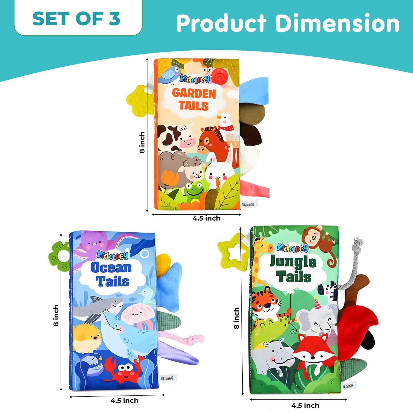 Learning Tails Book for Kids – Set of 3