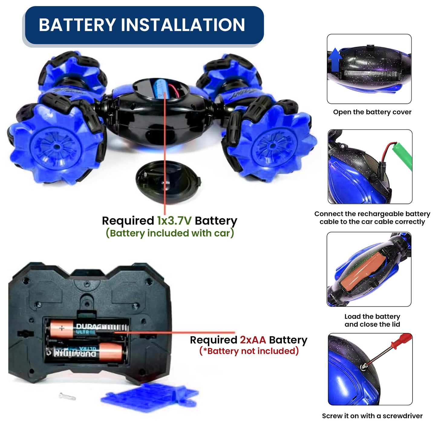 RC Gesture-Sensing Stunt Car