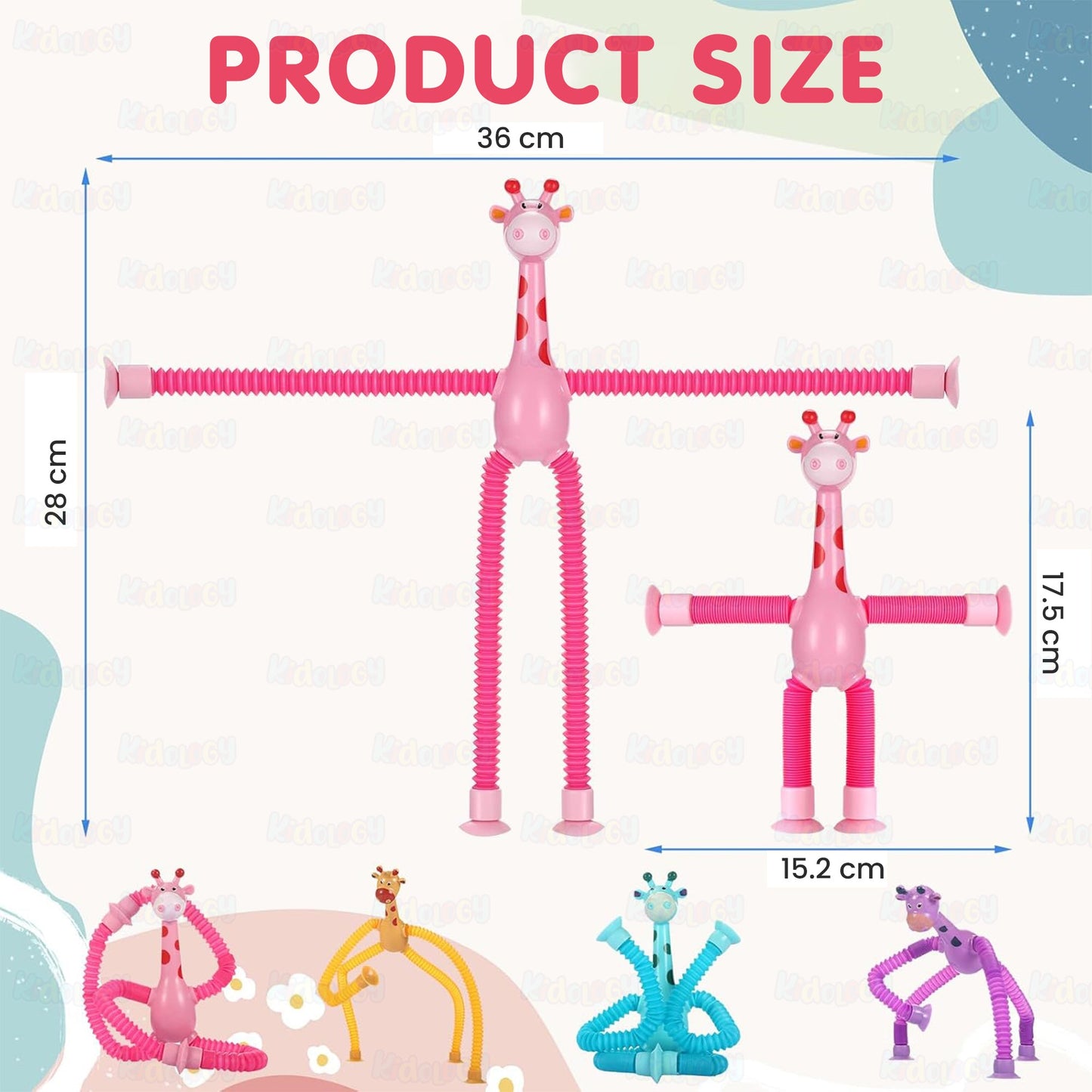 Telescoping Giraffe Playset