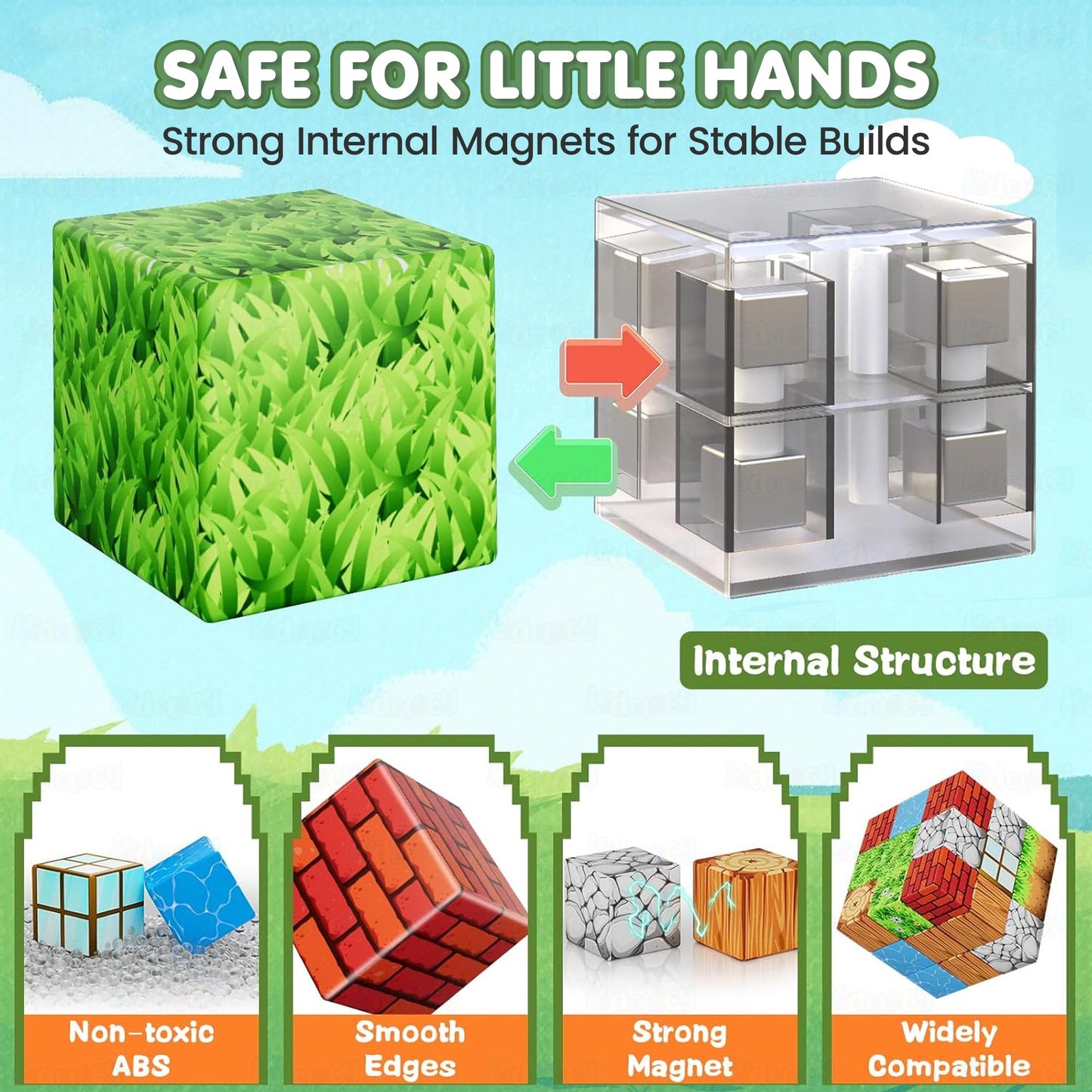Magnetic Building Blocks – MineCrafter Edition