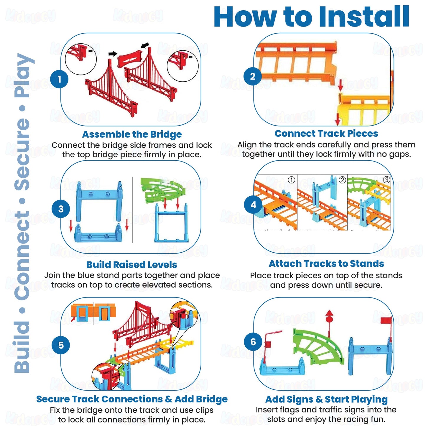 DIY Rapid Variety Car Racing Track with Electric Car Toys