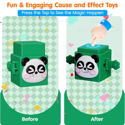 12-Piece Pressable Animal Stacking Blocks