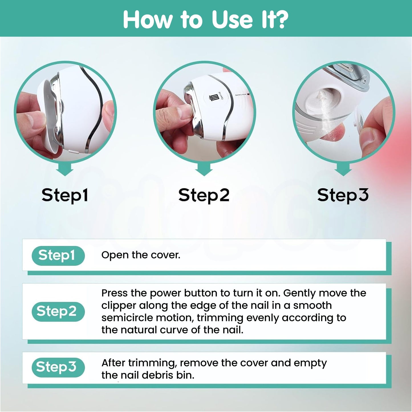 Electric Baby Nail Trimmer