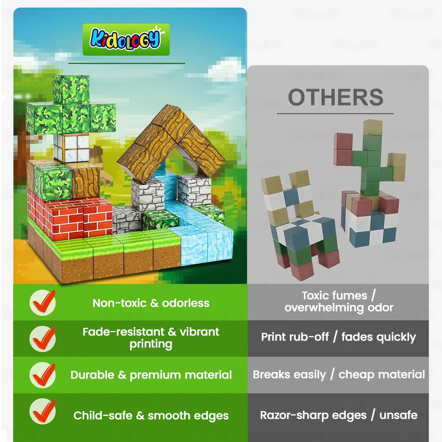 Magnetic Building Blocks – MineCrafter Edition
