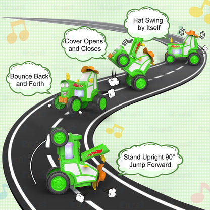 Crazy Jumping Tractor Toy