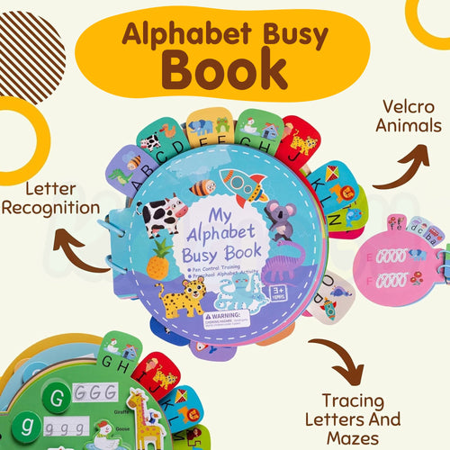 Alphabet Busy Book for Kids