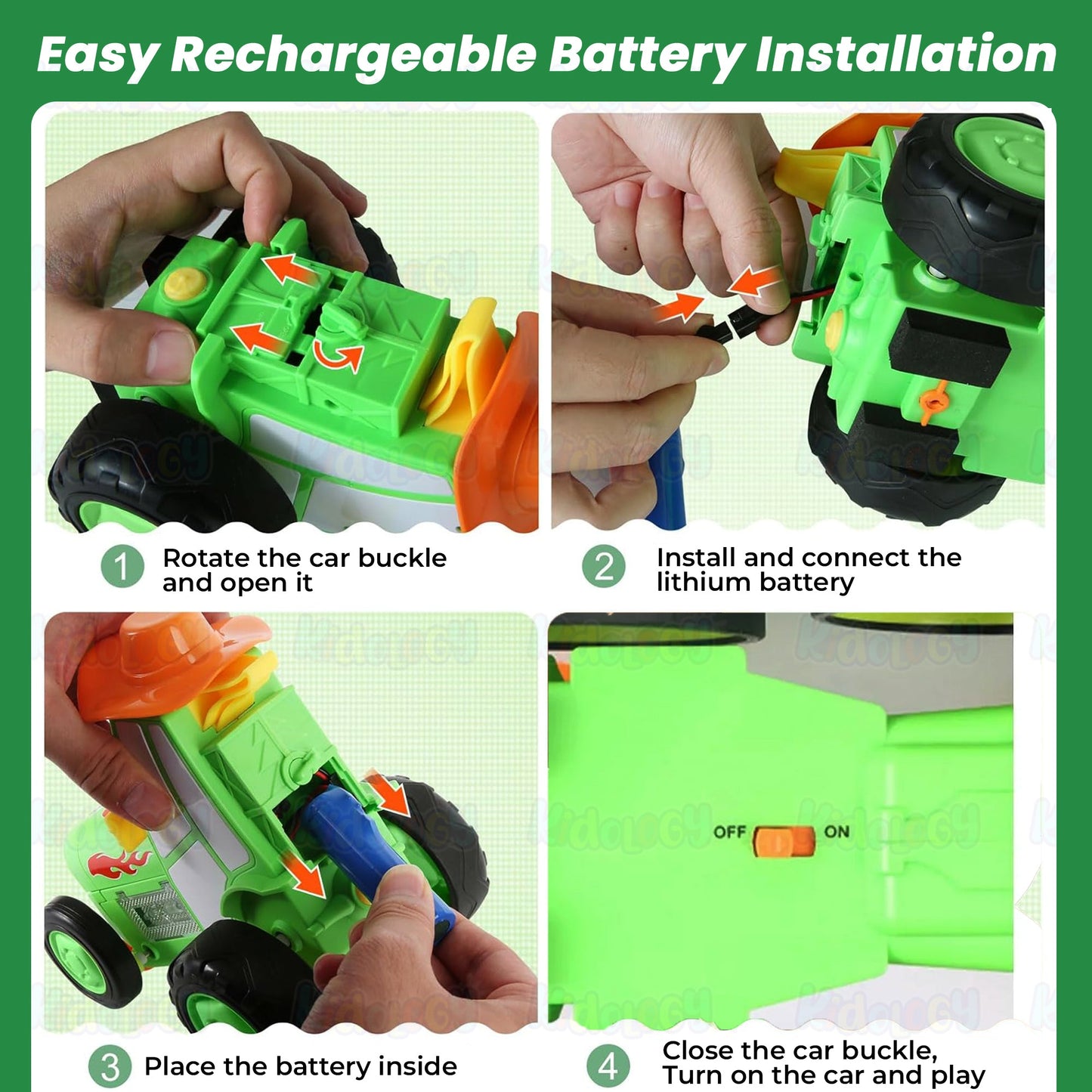 Crazy Jumping Tractor Toy