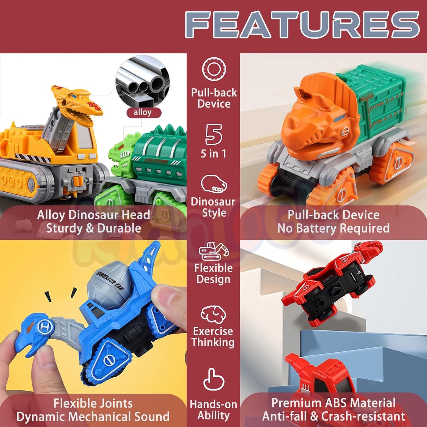 5-in-1 Robot Toy Set