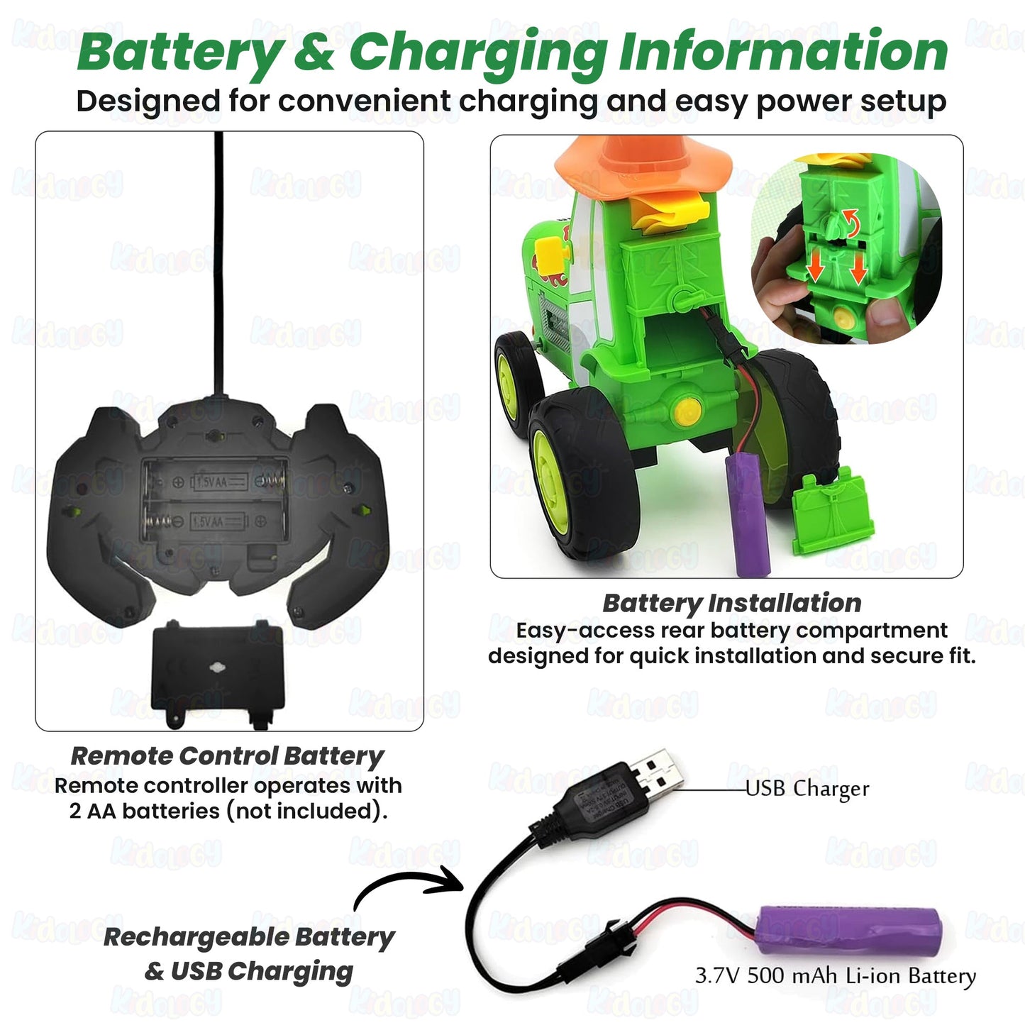 Crazy Jumping Tractor Toy