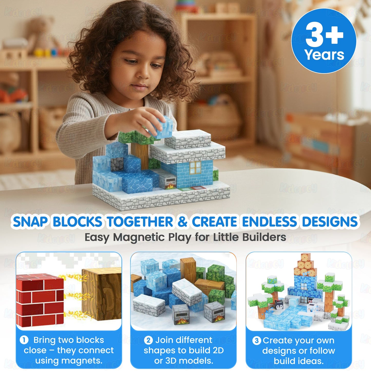 Magnetic Building Blocks – MineCrafter Edition