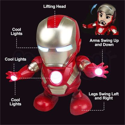 Dancing Iron Man Robot Toy