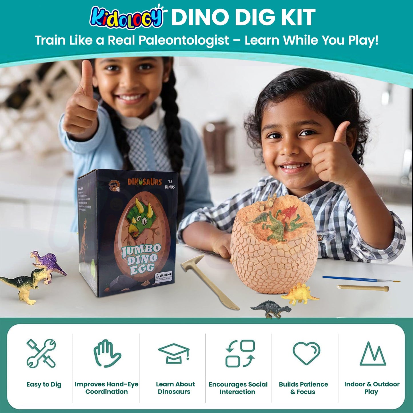 Dino Egg Digging Set