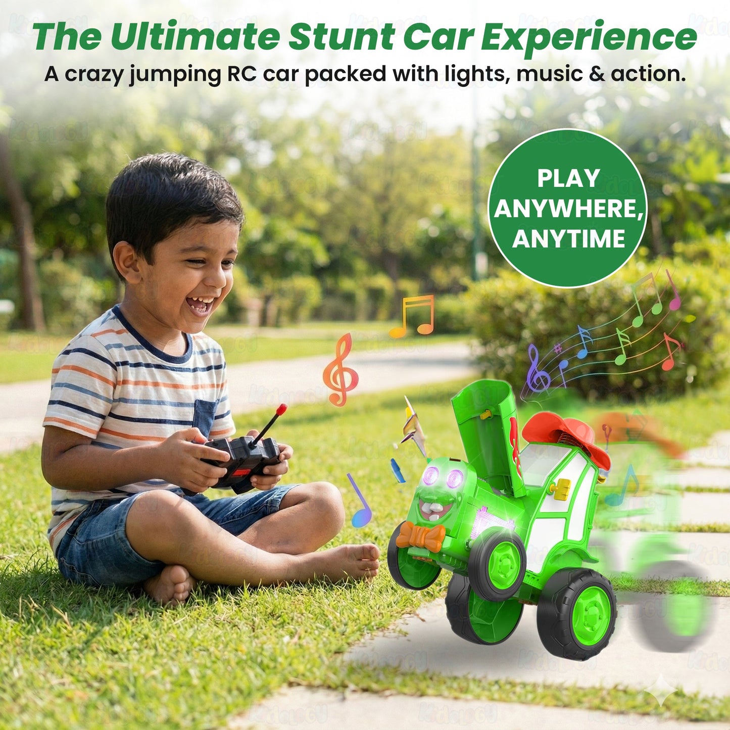 Crazy Jumping Tractor Toy