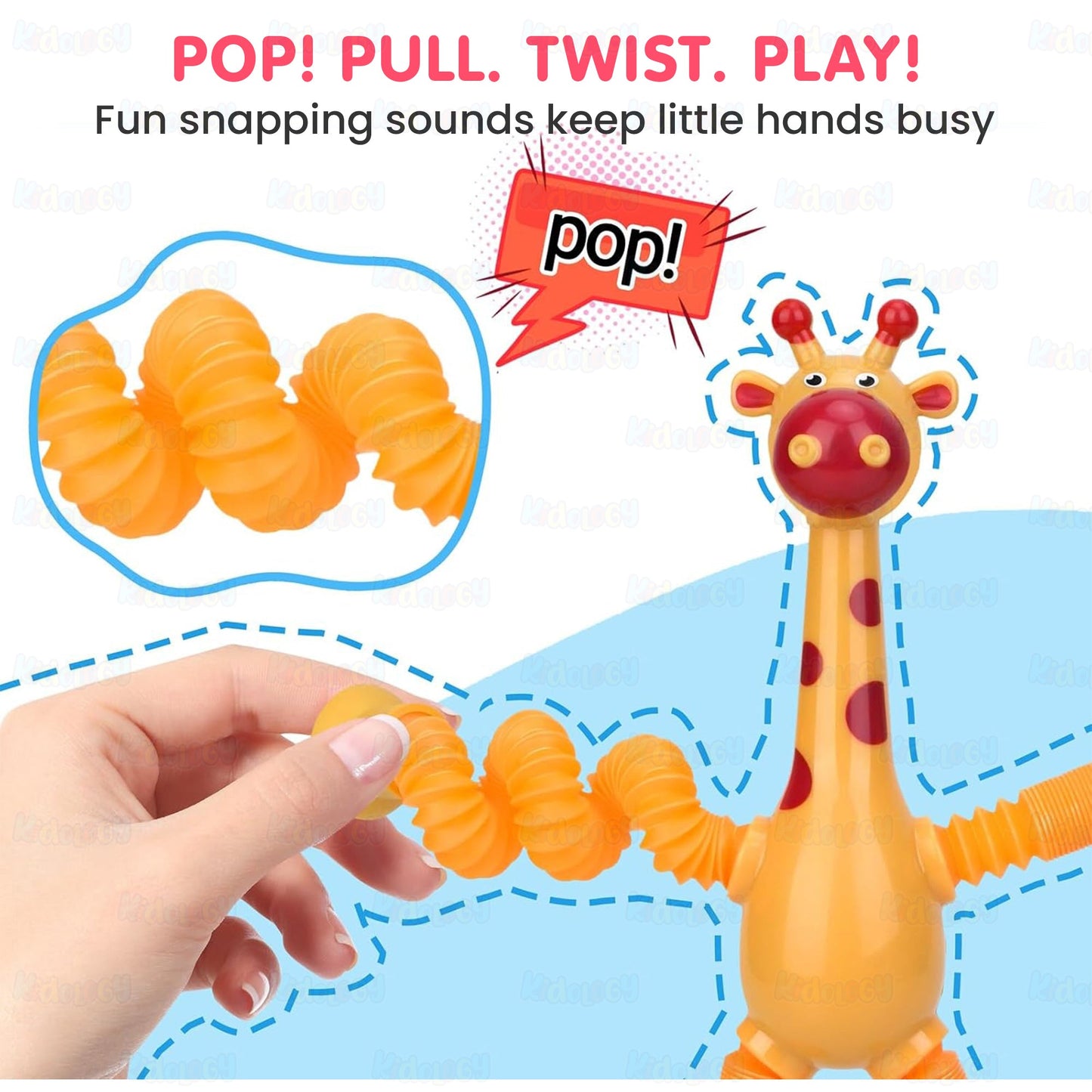 Telescoping Giraffe Playset