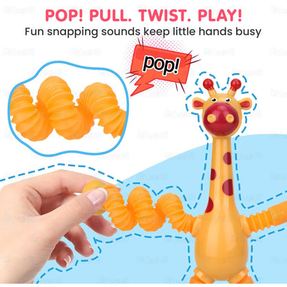 Telescoping Giraffe Playset