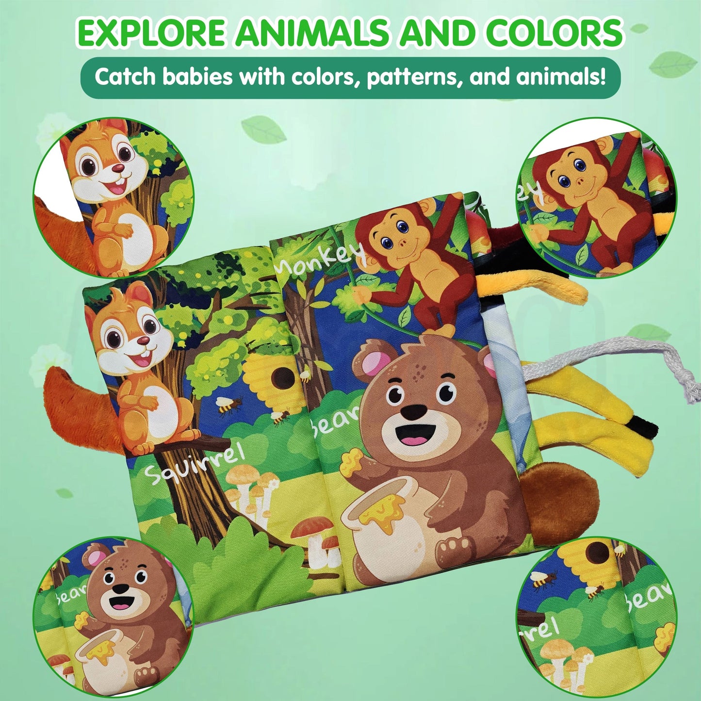 Animal Tail Books for Kids – Set of 5