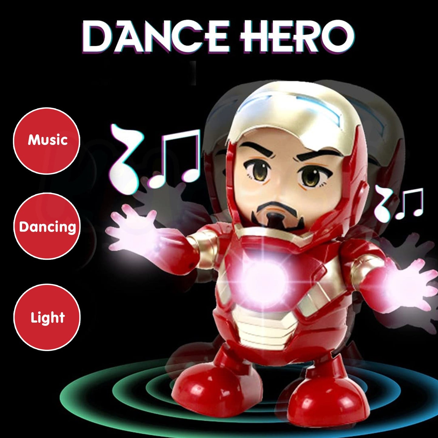Dancing Iron Man Robot Toy