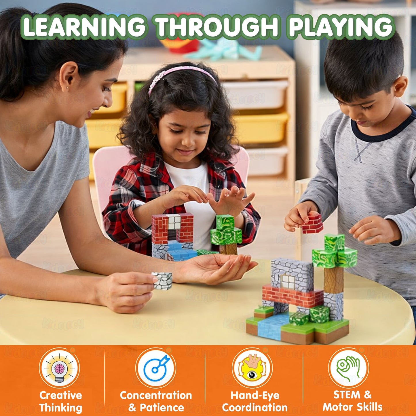 Magnetic Building Blocks – MineCrafter Edition
