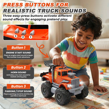 Friction Mini Monster Truck