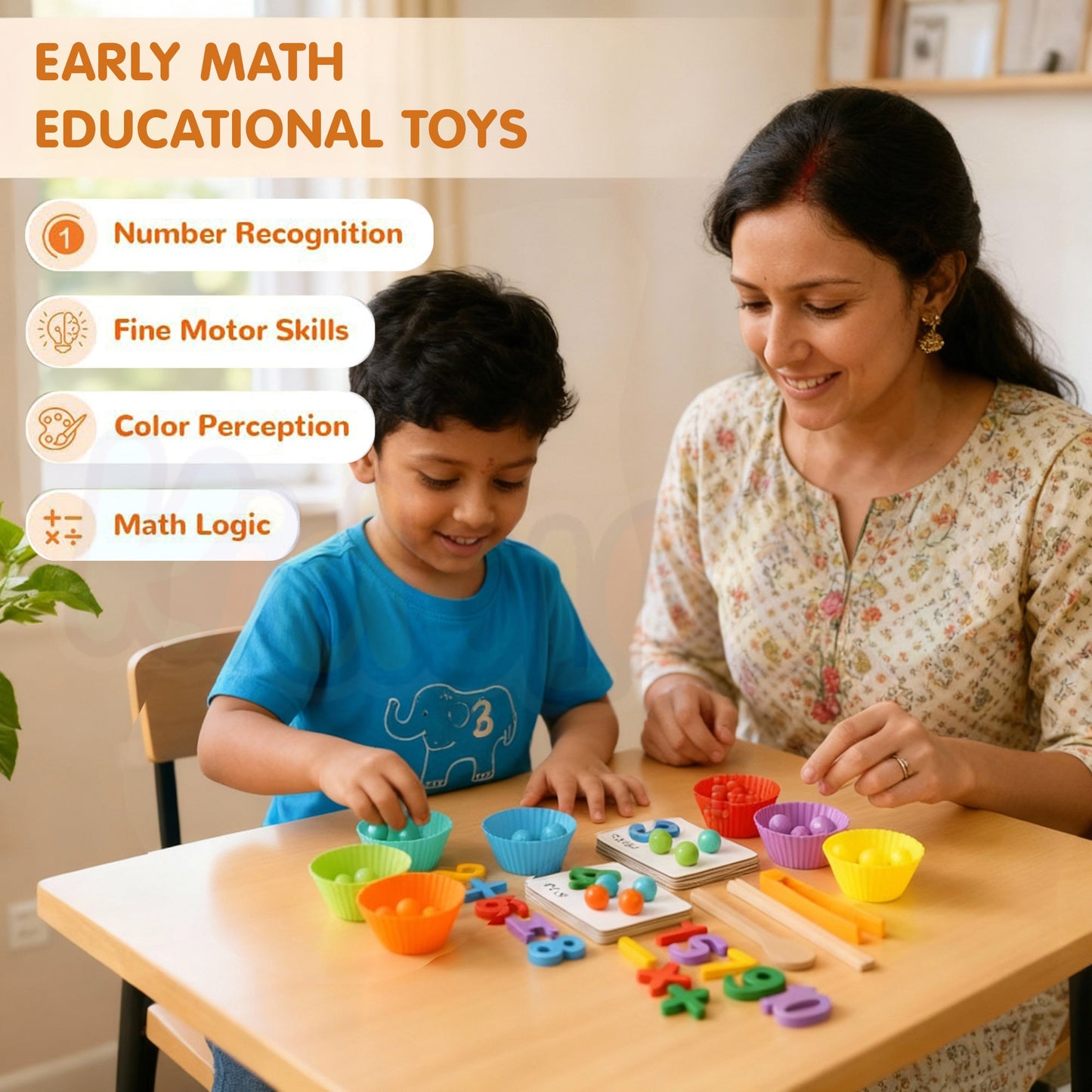 Montessori Arithmetic Math Toy Set
