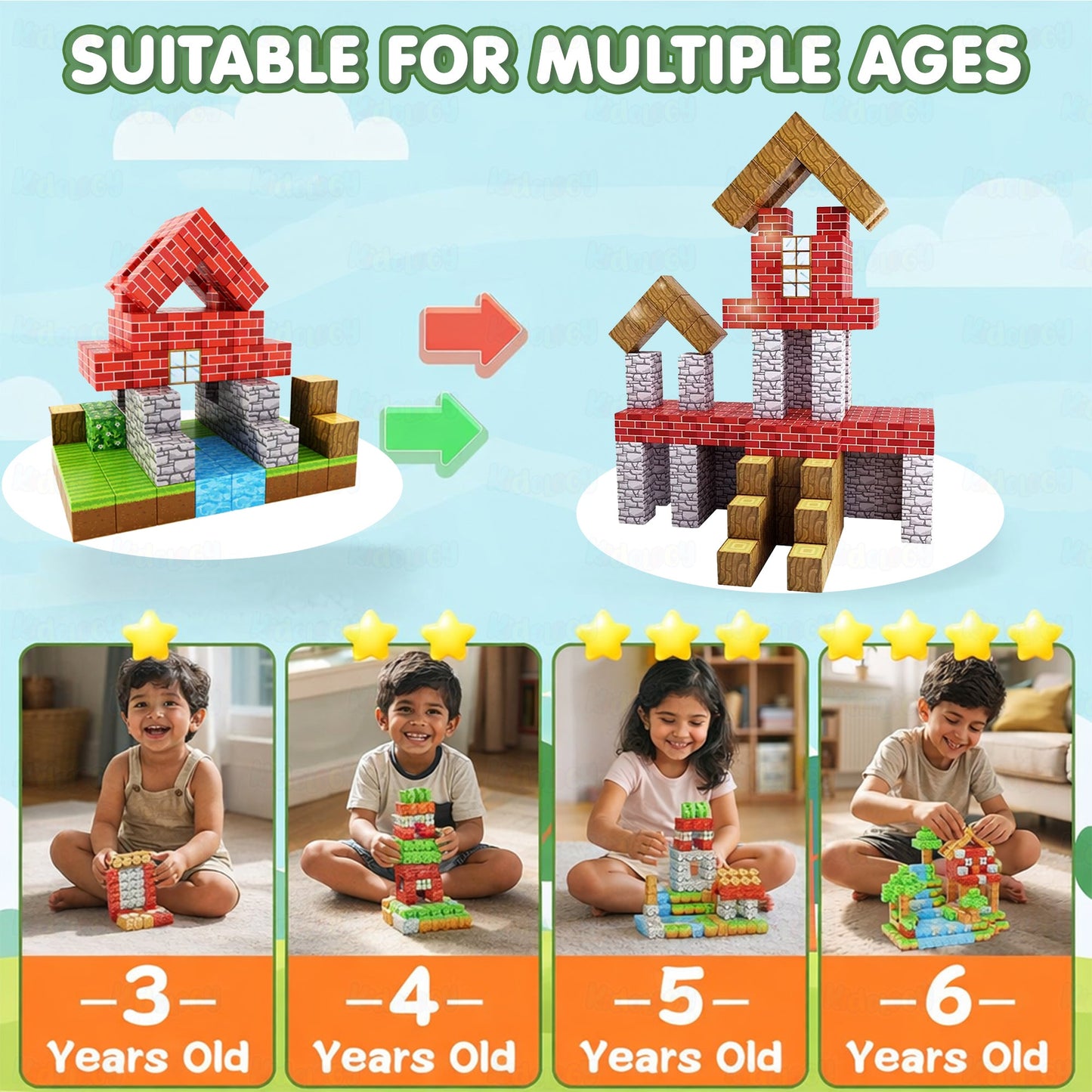 Magnetic Building Blocks – MineCrafter Edition