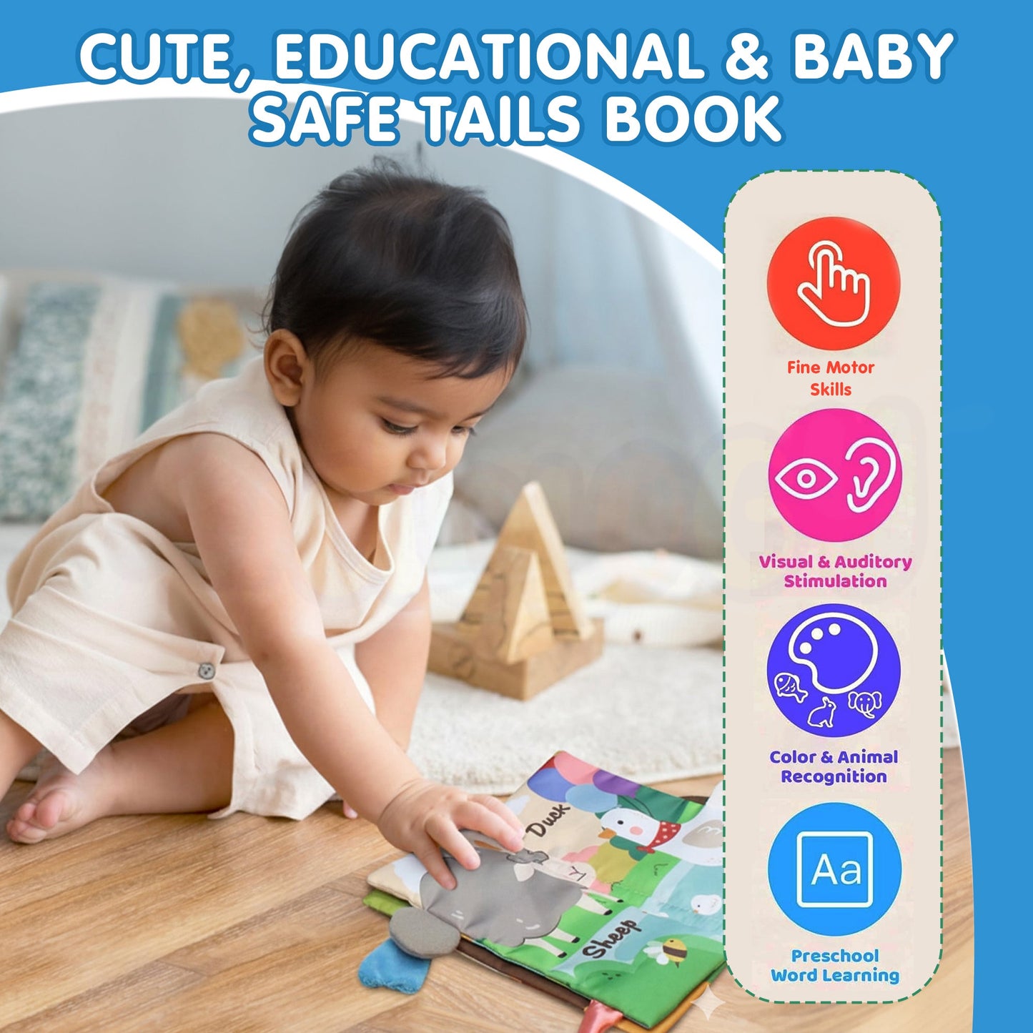 Learning Tails Book for Kids – Set of 3