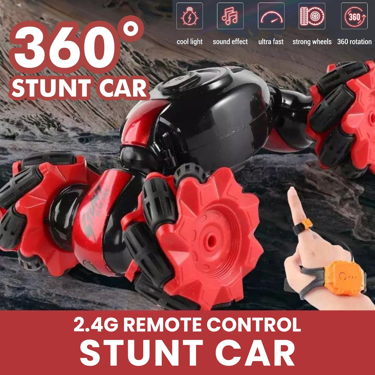 RC Gesture-Sensing Stunt Car