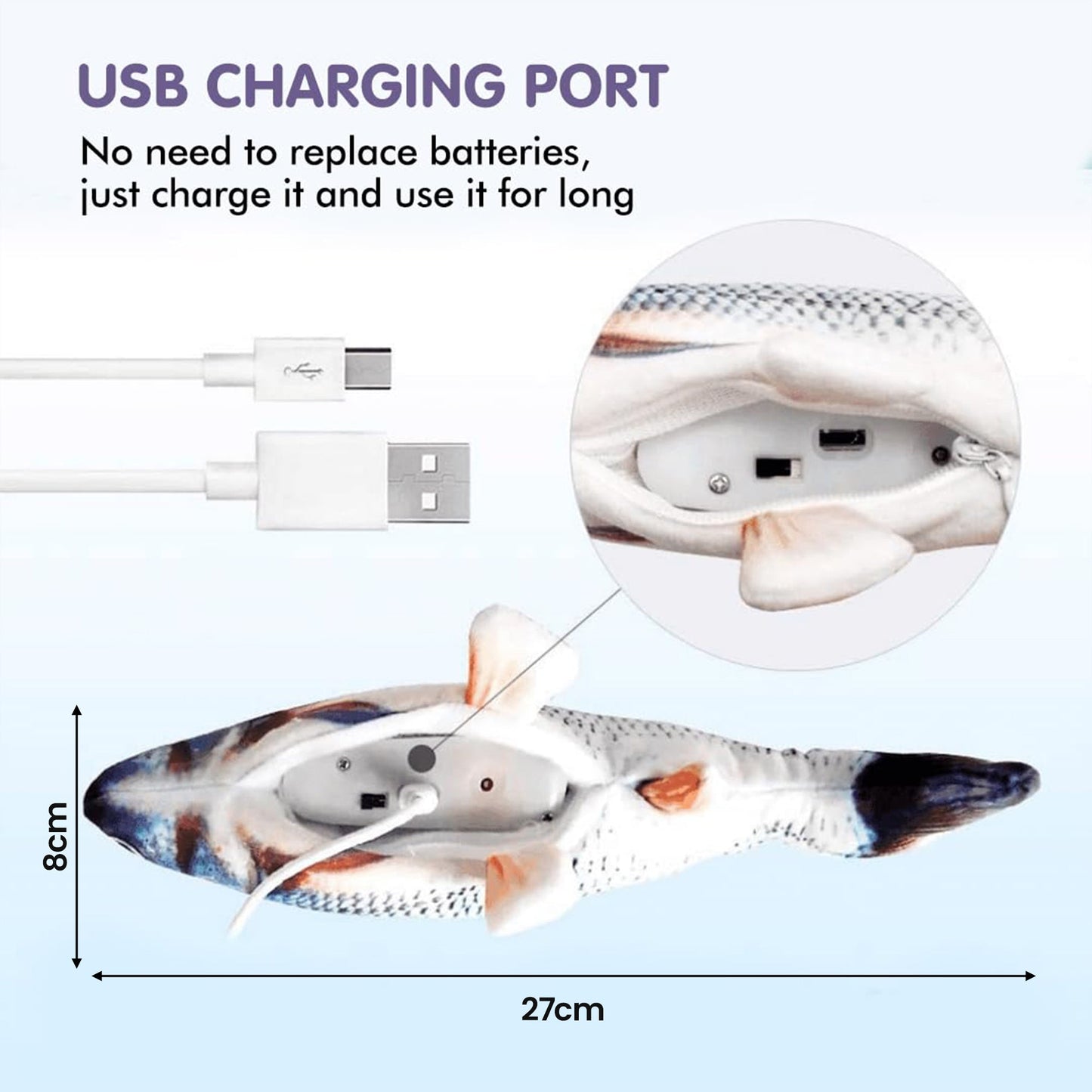 Floppy Fish Toy for Kids