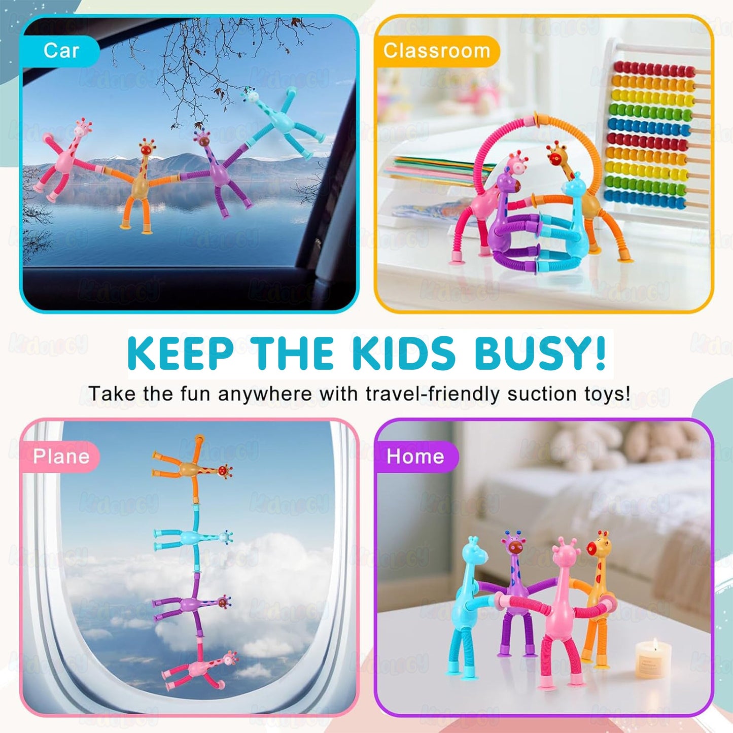 Telescoping Giraffe Playset