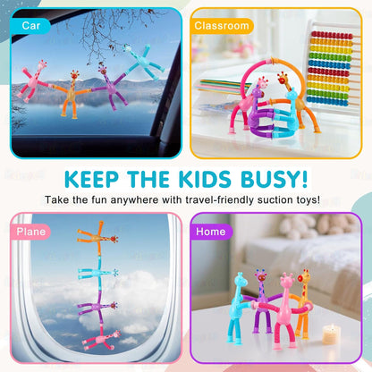 Telescoping Giraffe Playset