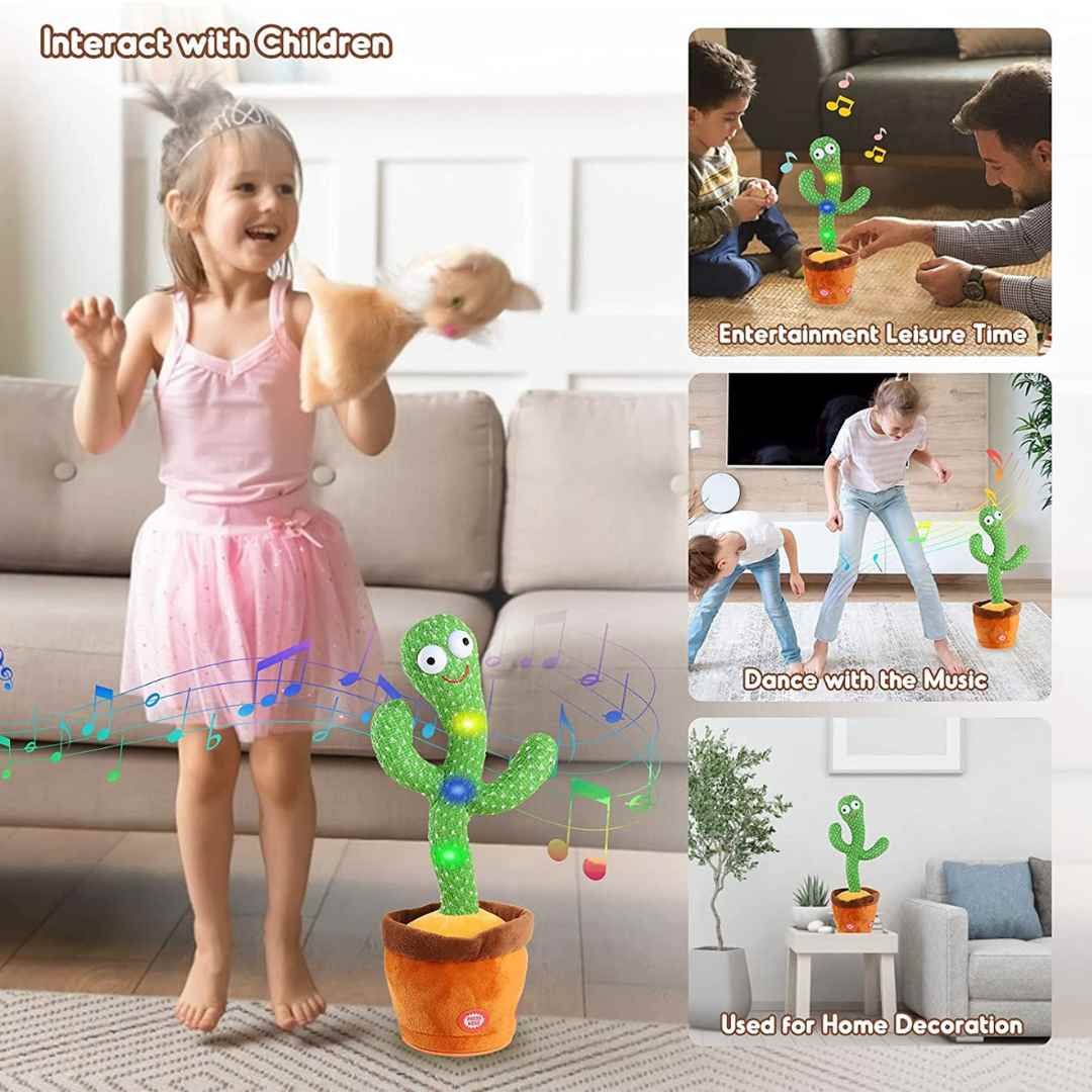 Kids Dancing Talking Cactus Toys for Baby