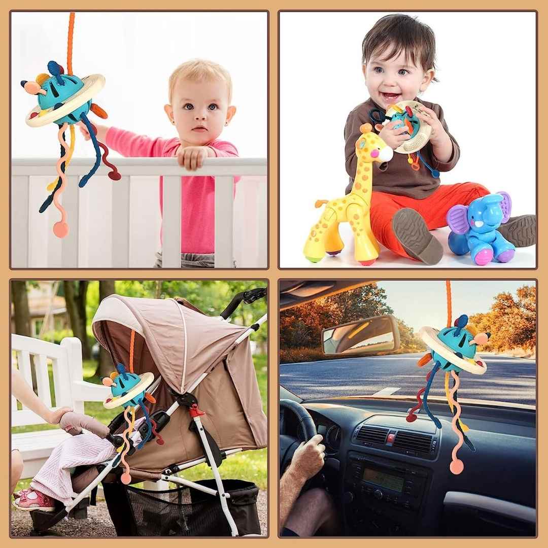 Silicone Pulling String Toy