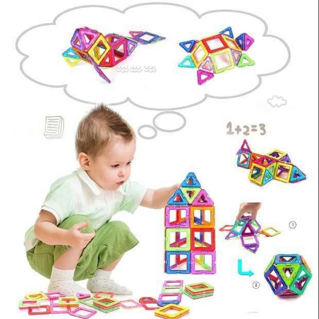 Magnetic Chip Building Block Set (83 Pcs)